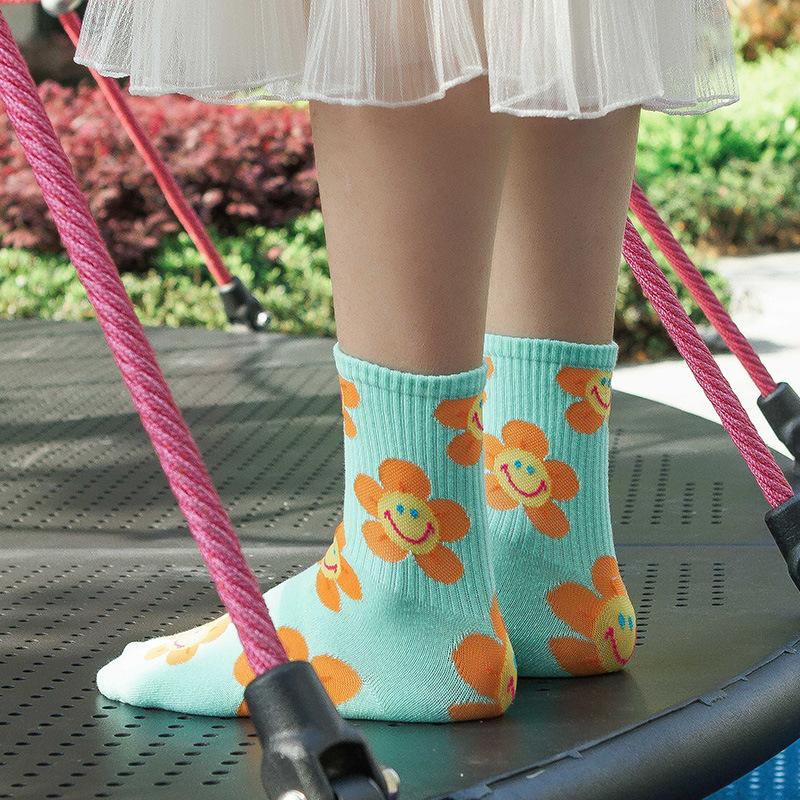 Cute Sun Flower Socks