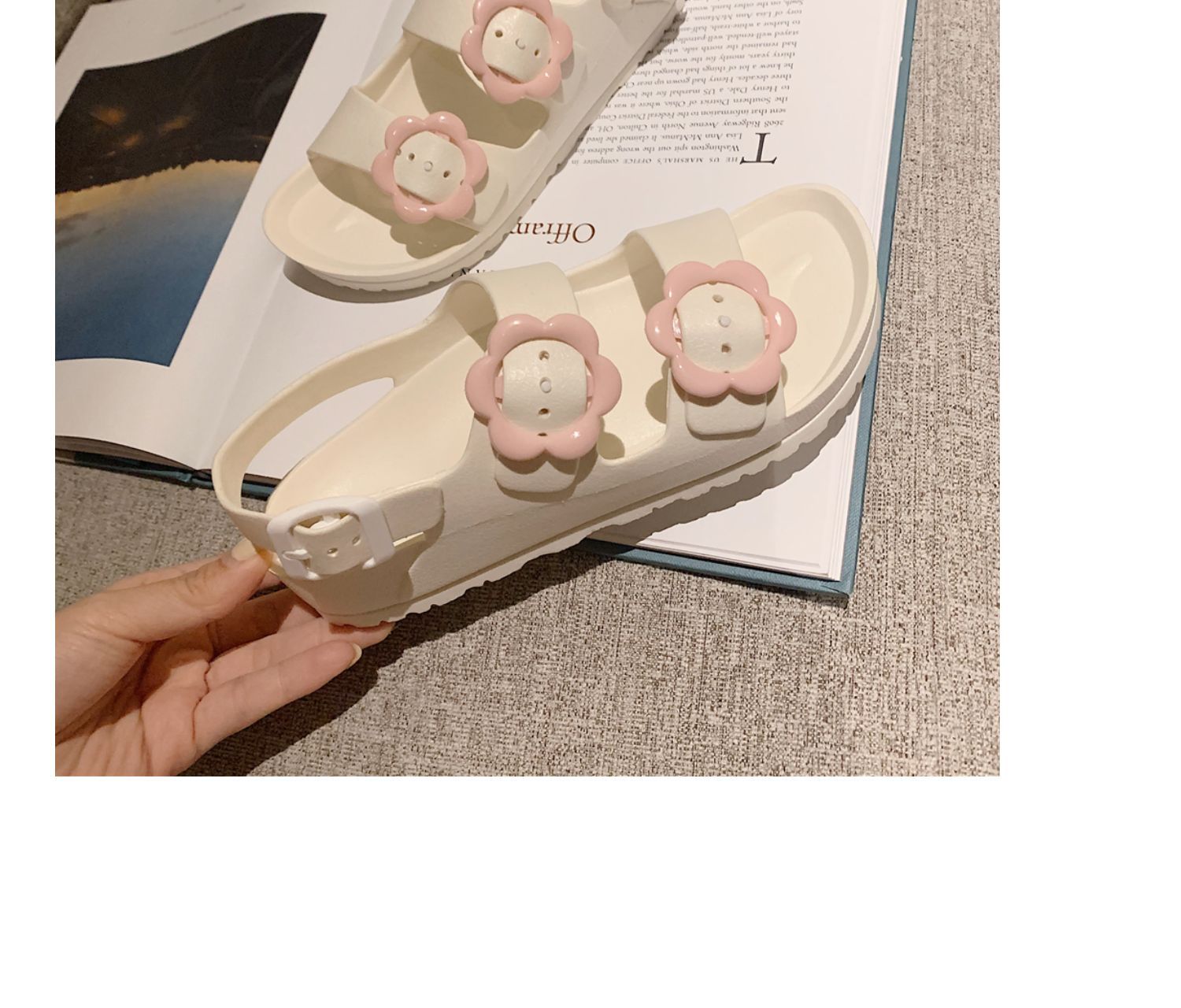 Summer Cute Flowers Sandals