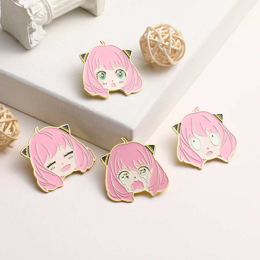 Cute Anime Alloy Pin