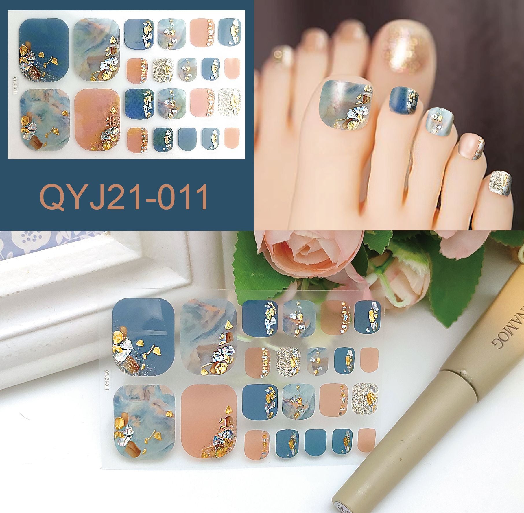 Summer Waterproof Nail Sticker