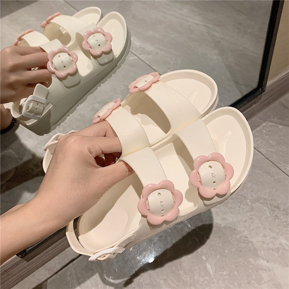 Summer Cute Flowers Sandals