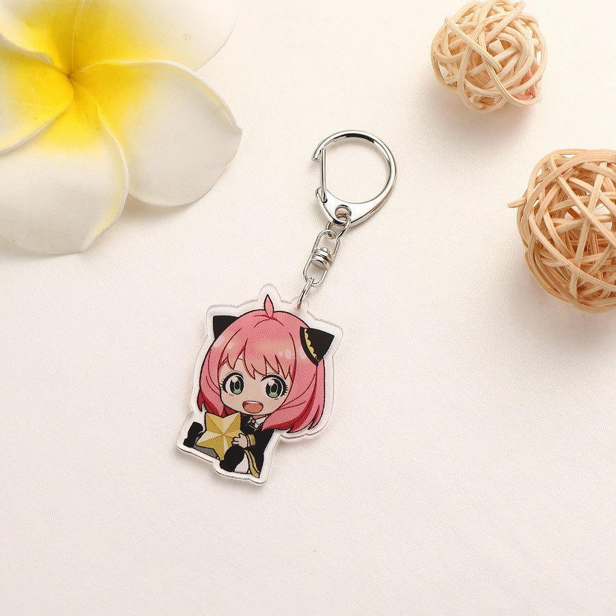 Cute Spy Family Series Acrylic Keychain