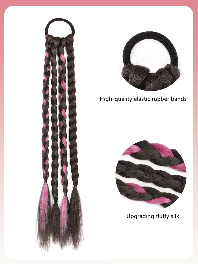 Cute Dyeing Braid Wigs*1 pair