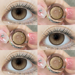 Tender and Light Brown 14.5mm Contact Lenses(6months wear)