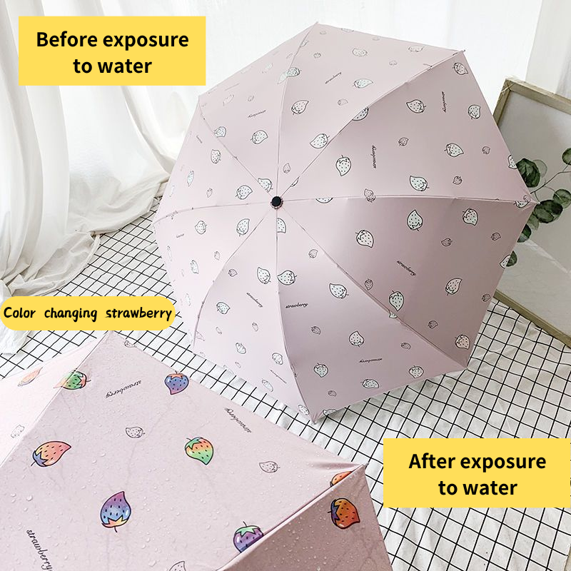 Kawaii Color-Changing Sun Rain Umbrella