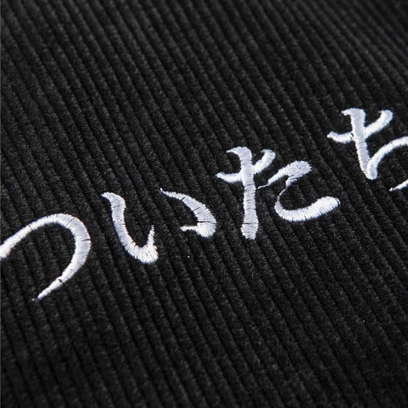 Embroidered Corduroy Jacket
