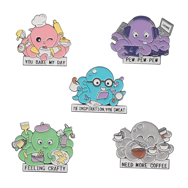 Cute Octopus Pins