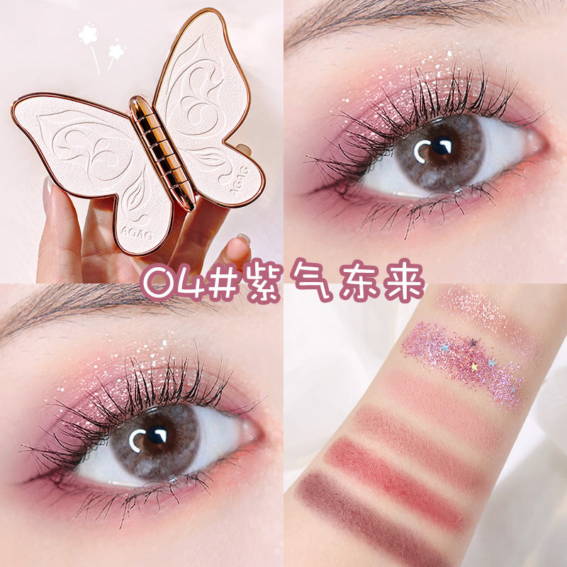 Butterfly Plate Design 6 color Eyeshadow