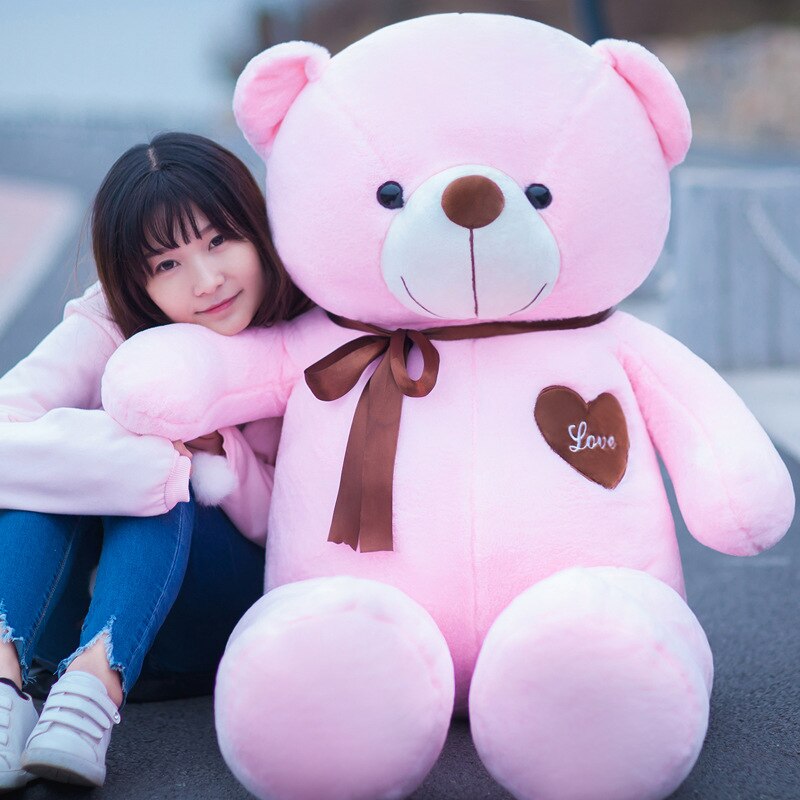 1m-2m Giant  Big teddy bears  Animals toys pink Baby birthday gift soft Pillow Dolls plush teddies