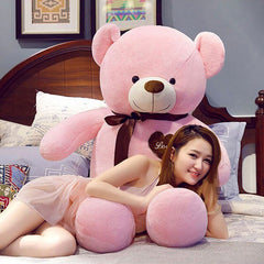 1m-2m Giant  Big teddy bears  Animals toys pink Baby birthday gift soft Pillow Dolls plush teddies