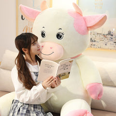 200cm Dream Cow Plush Toy plush pillow Big soft anime beat plush toy With Zipper Only Cover No Filling kids gift for Christmas