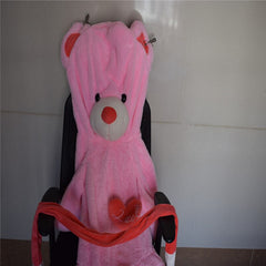 200cm Teddy bear plush pillow Big soft anime beat plush toy With Zipper Only Cover No Filling kids gift for birthday