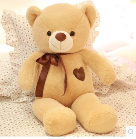 200cm Teddy bear plush pillow Big soft anime beat plush toy With Zipper Only Cover No Filling kids gift for Christmas