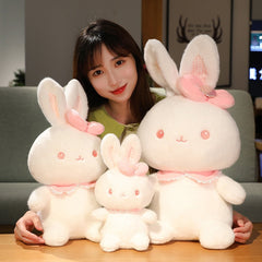 2022 Cute / Soft / Rabbit Plush Toy / Mink Rabbit Doll with Hair Card / Children's Birthday Gift / Christmas Gift