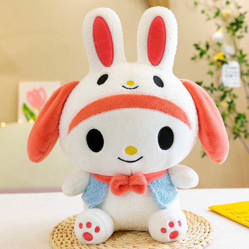 2022 Cute Stuffed Rabbit Plush Toy Soft Toys Cushion Bunny Kid Pillow Doll Birthday Gifts For Children Baby Accompany Sleep Toy