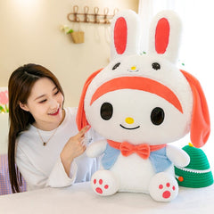 2022 Cute Stuffed Rabbit Plush Toy Soft Toys Cushion Bunny Kid Pillow Doll Birthday Gifts For Children Baby Accompany Sleep Toy