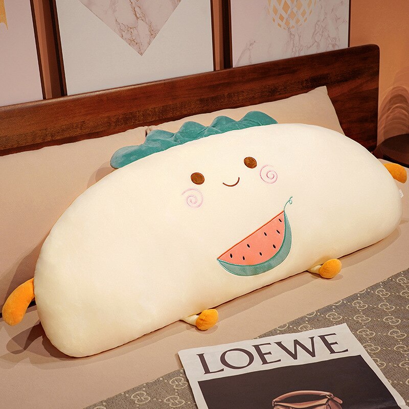 2022 Food Semicircle Toast Cake Plush Toy Cute Bread Stuffed Doll Soft Nap Sleep Pillow Sofa Bed Cushion Creative Birthday Gift