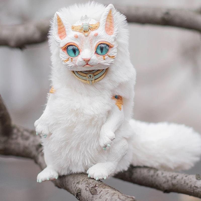 2022 new Bastet fantasy animal Doll Plush Doll Oriental God cat Egyptian pharaoh cat children's birthday gift