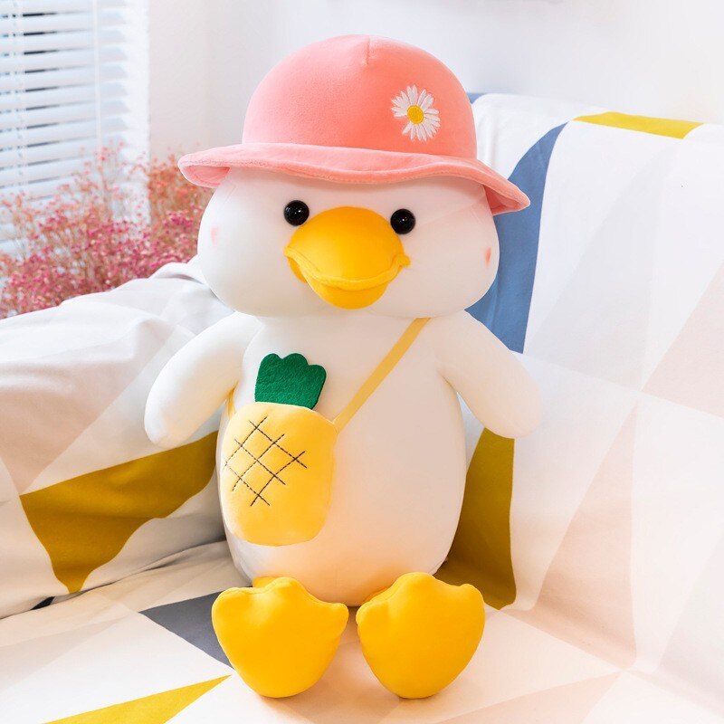 2023 Cute/Soft/Cartoon/Duck Plush Toy/Duck Doll with Carrying Bag/Children's Birthday Gift/Christmas Gift