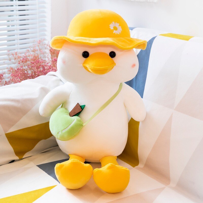 2023 Cute/Soft/Cartoon/Duck Plush Toy/Duck Doll with Carrying Bag/Children's Birthday Gift/Christmas Gift