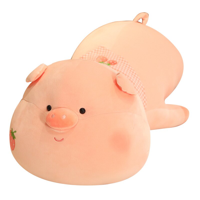 2023 Cute / Soft / Cartoon / Piglet Plush Toy / Strawberry Pink Piglet Doll / Children's Birthday Gift / Christmas Gift