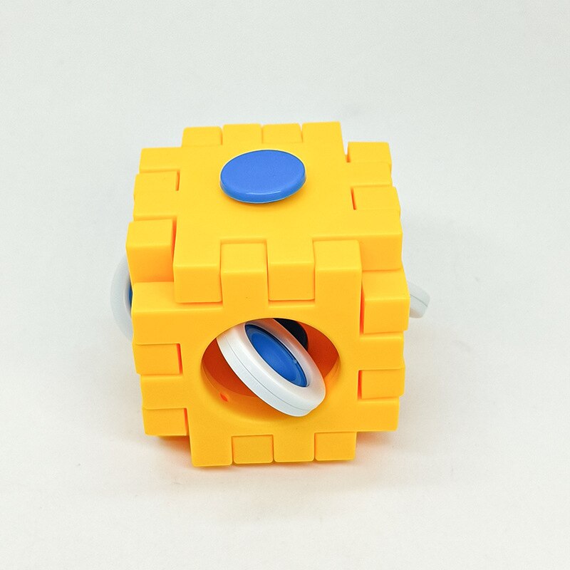 2023 Fingertip Gyro/ Bubble Music Building Block Combination Fingertip Gyro Decompression Toy / Children's Educational Toy