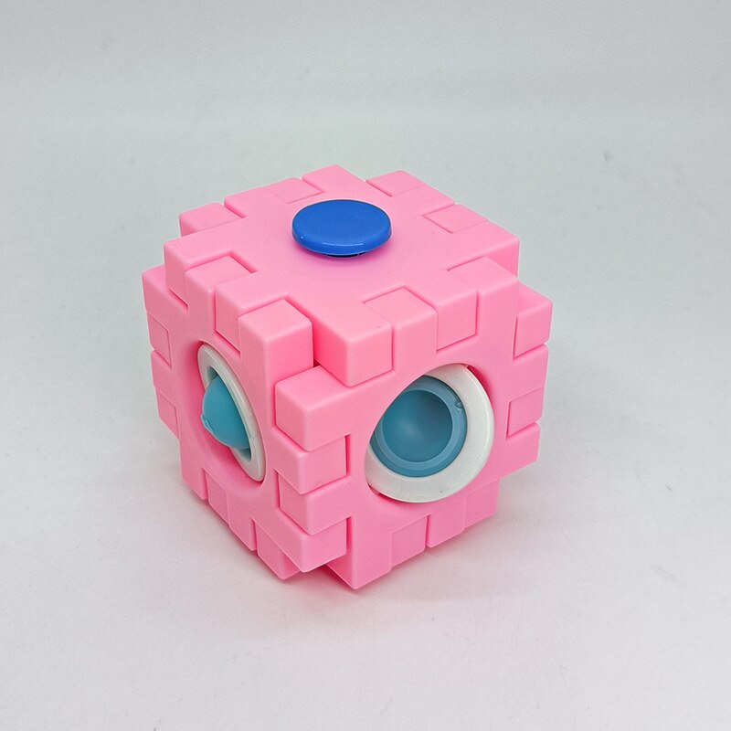 2023 Fingertip Gyro/ Bubble Music Building Block Combination Fingertip Gyro Decompression Toy / Children's Educational Toy