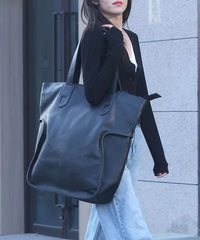 Large Capacity Brown Cowhide Satchel Bags