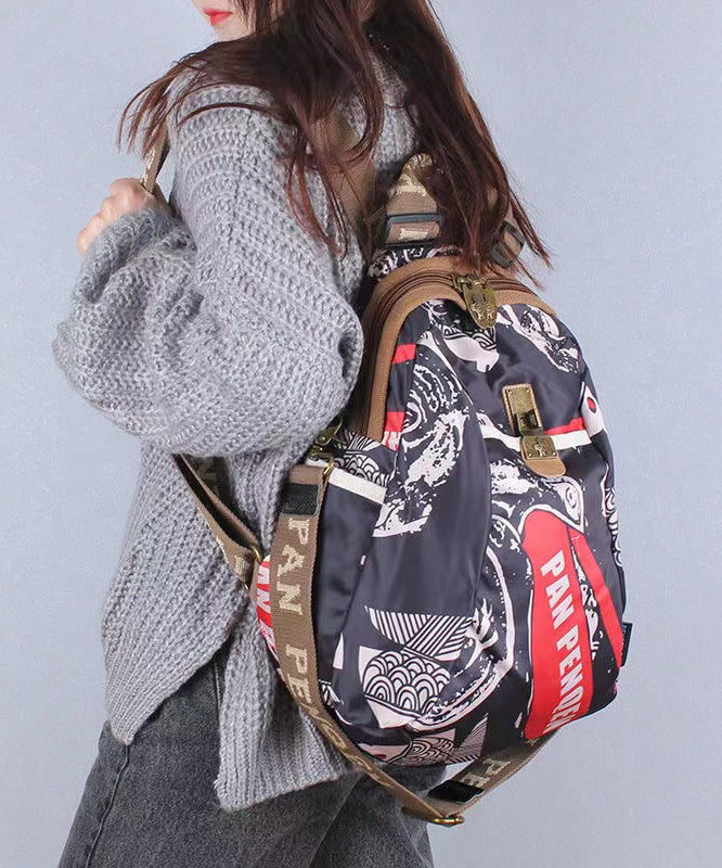 Leisure Travel Printed One Shoulder Crossbody Bag
