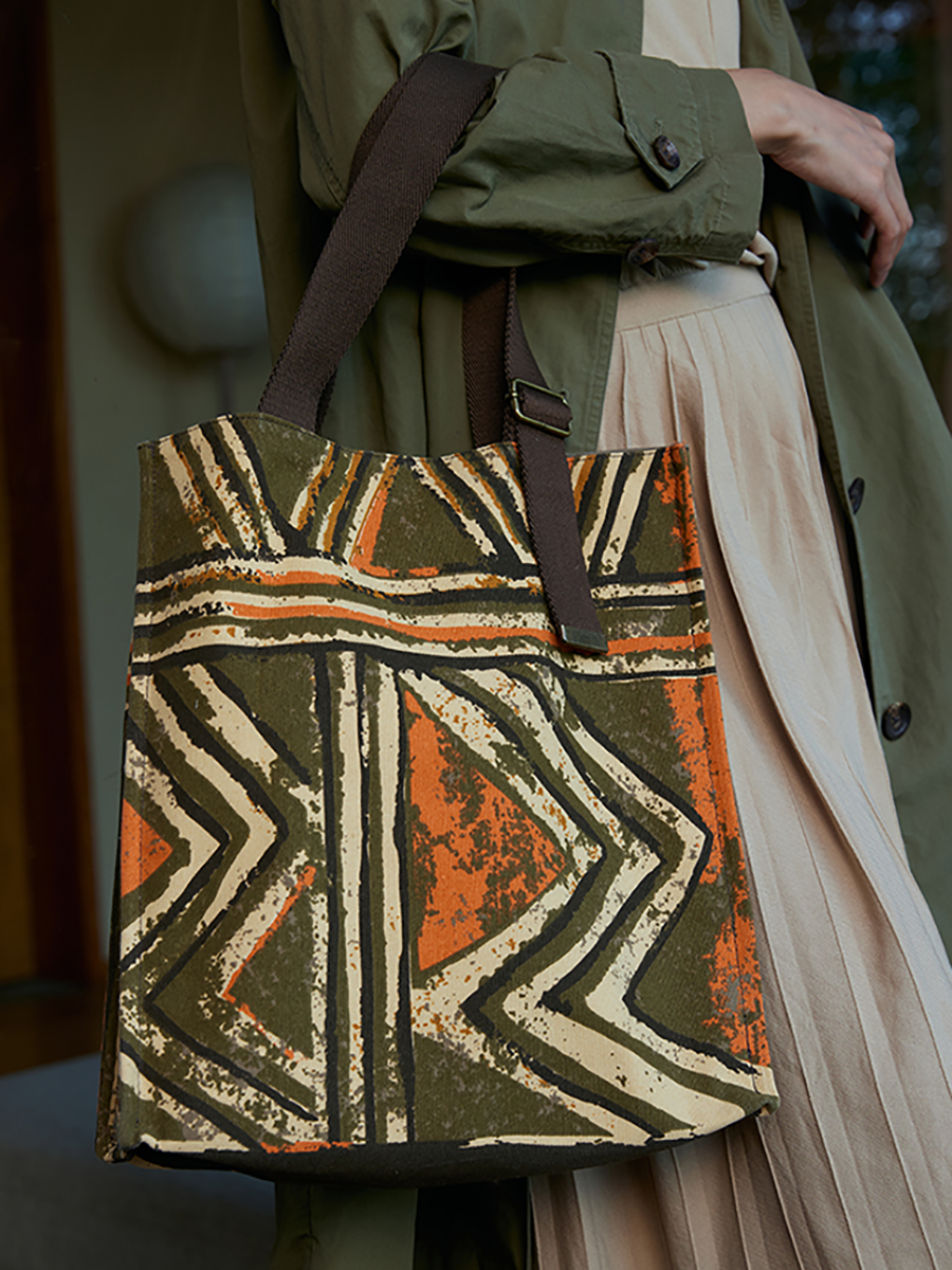 Ethnic Print Large Capacity Shoulder Bags QN010