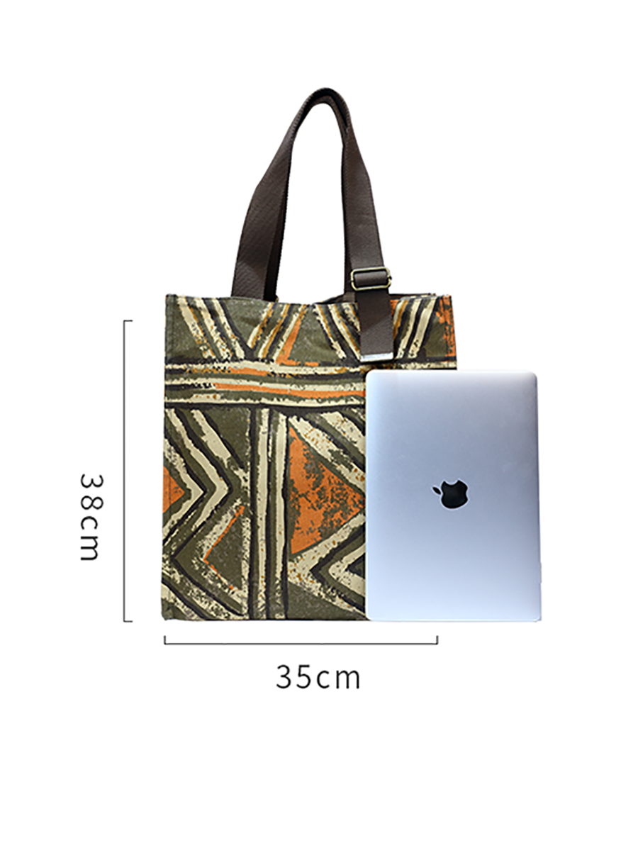 Ethnic Print Large Capacity Shoulder Bags QN010
