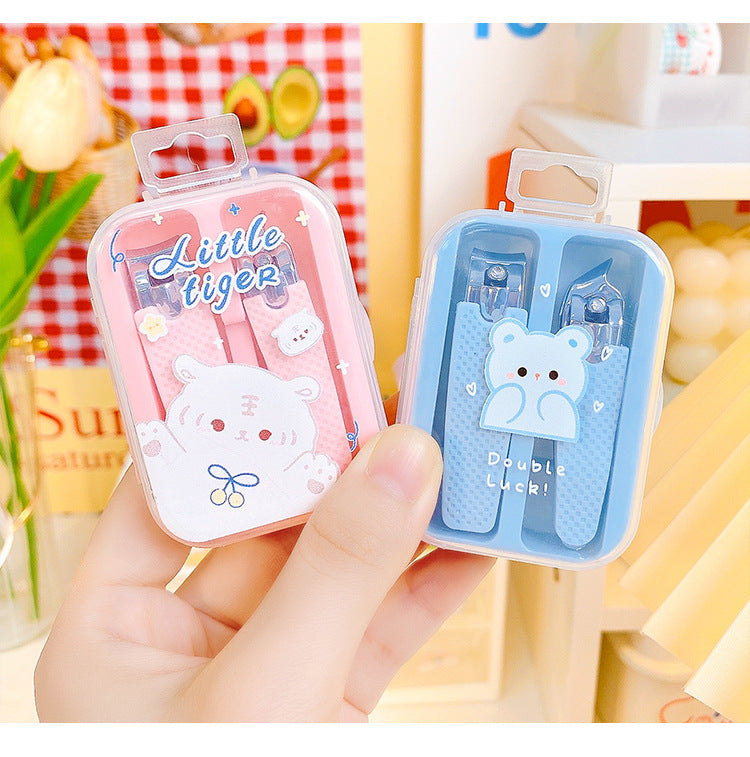 Cute Cartoon Nail Clippers Set