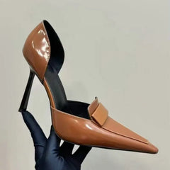 Luxury Runway Brown Pumps