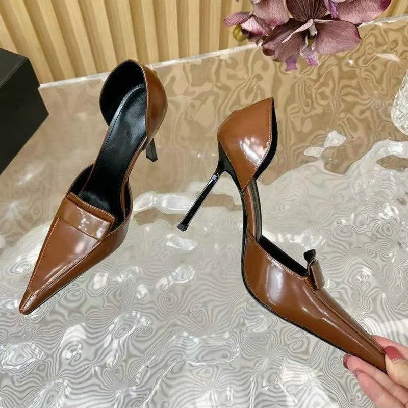 Luxury Runway Brown Pumps