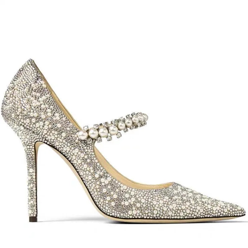 Rhinestone High Heels