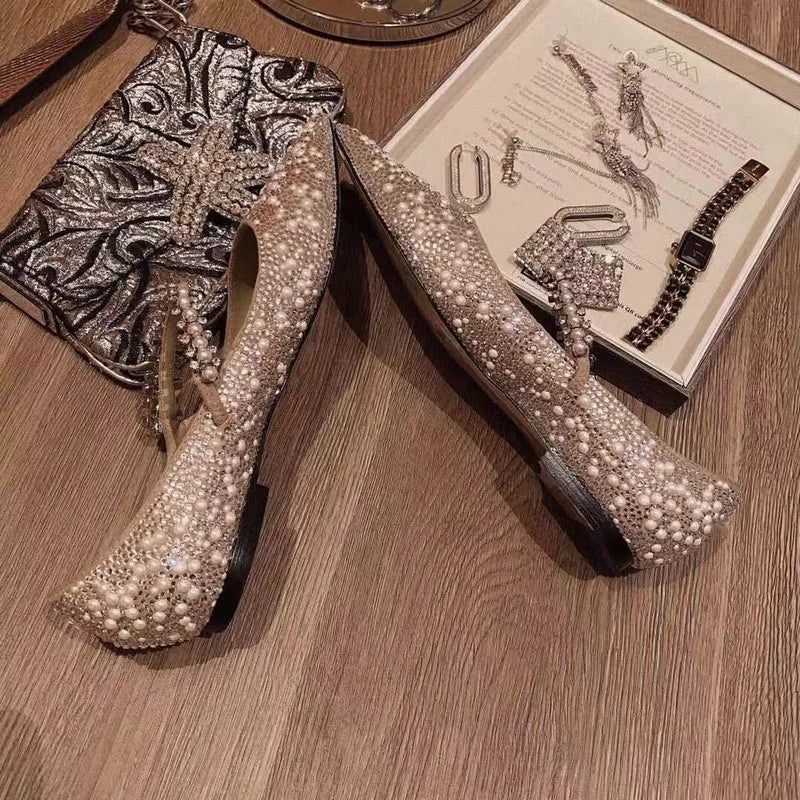 Rhinestone High Heels