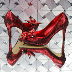 Pointed Shallow Mouth Stiletto Sandals