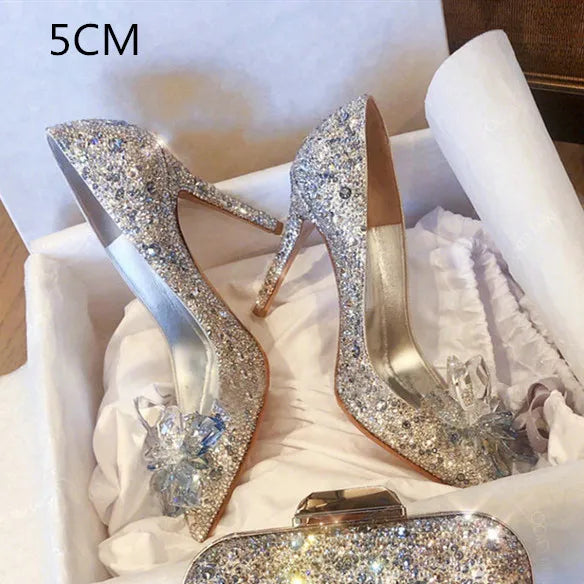 Pointed Shallow Mouth Stiletto Sandals