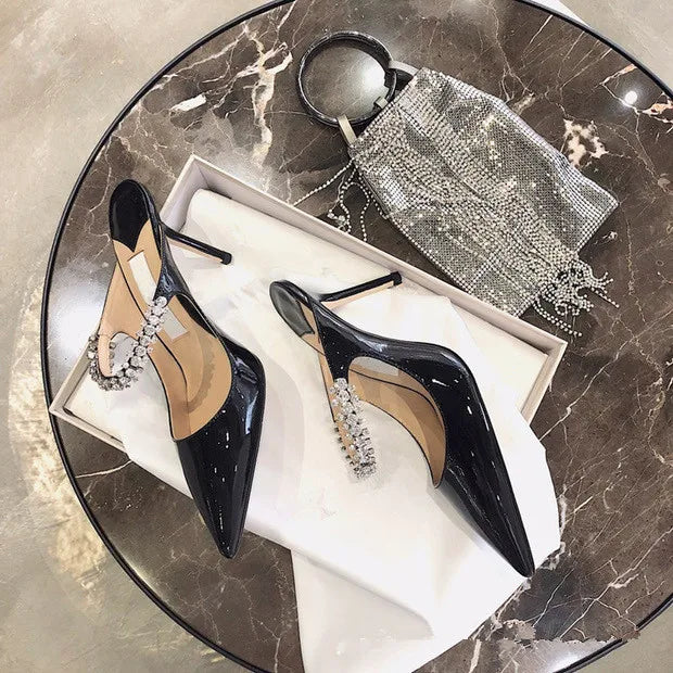 Sexy Pointed Toe Mule High Heels