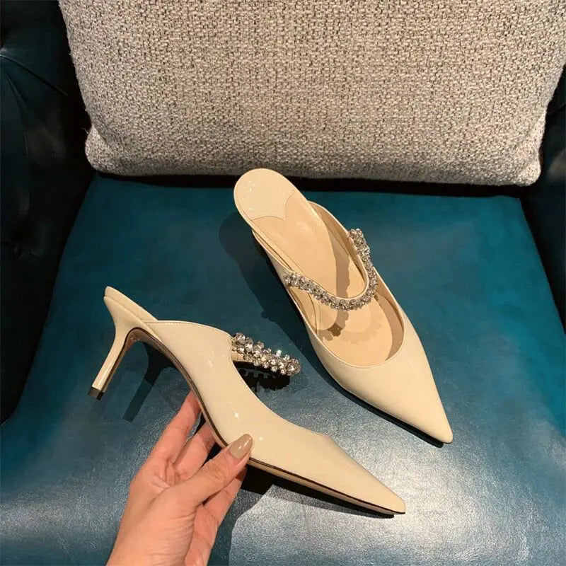Sexy Pointed Toe Mule High Heels