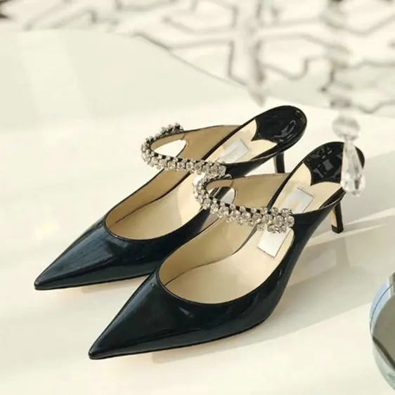 Sexy Pointed Toe Mule High Heels