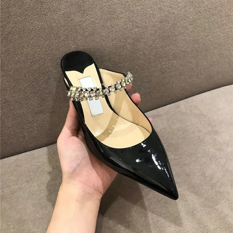 Sexy Pointed Toe Mule High Heels
