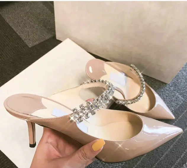 Sexy Pointed Toe Mule High Heels