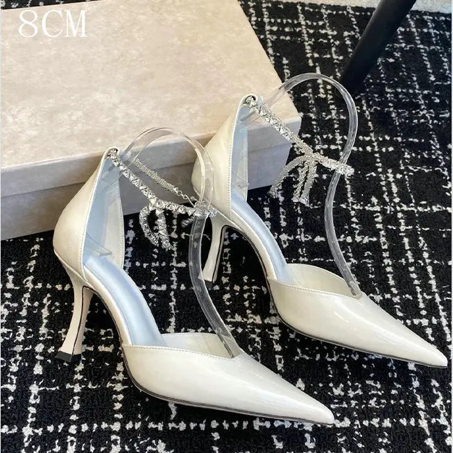 And Chain Diamond Sandals