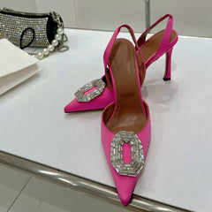 Women Rhinestone High Heels
