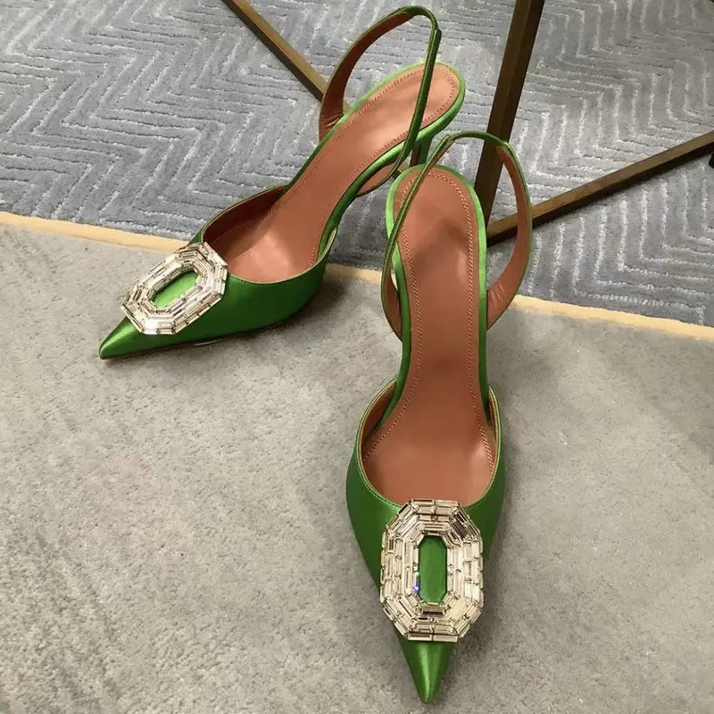 Women Rhinestone High Heels
