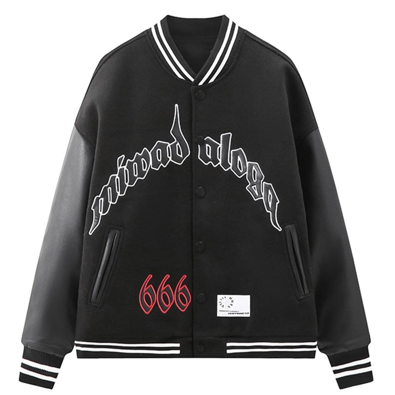 "Digital Print" Varsity Jacket