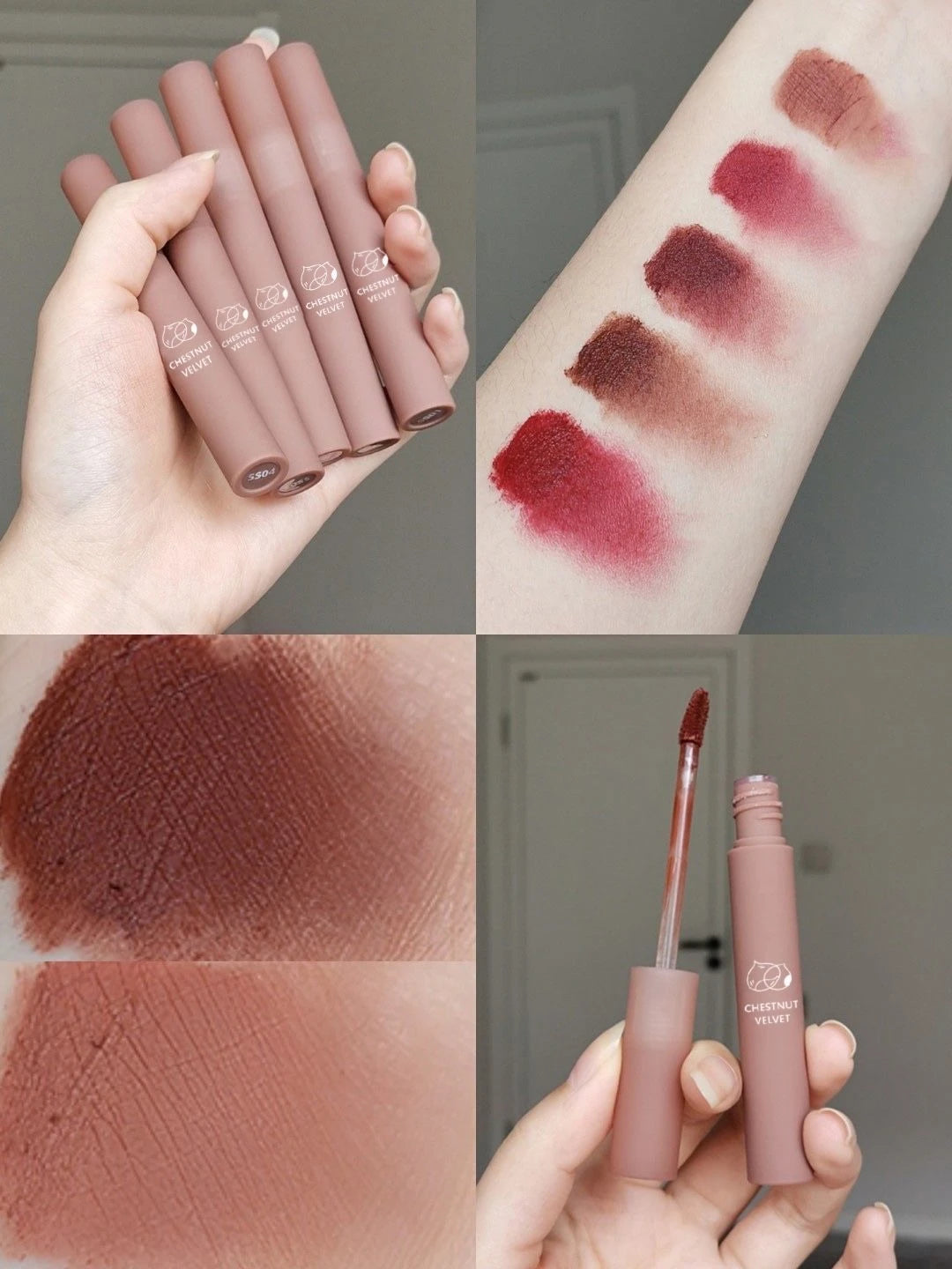 Chestnut Mud Soft Velvet Lipstick