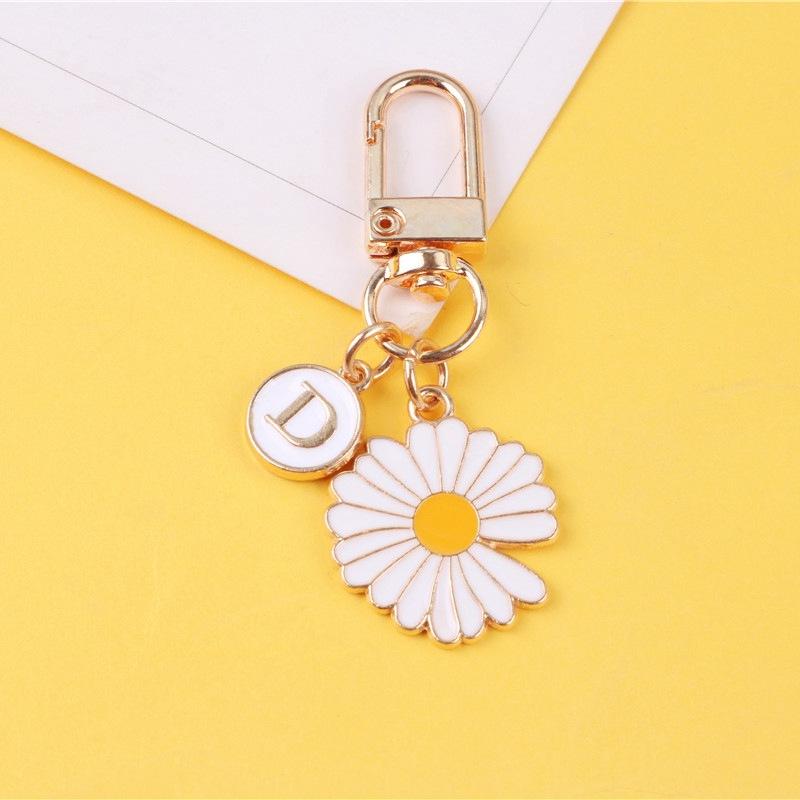 Kawaii Daisy Flower Keychain