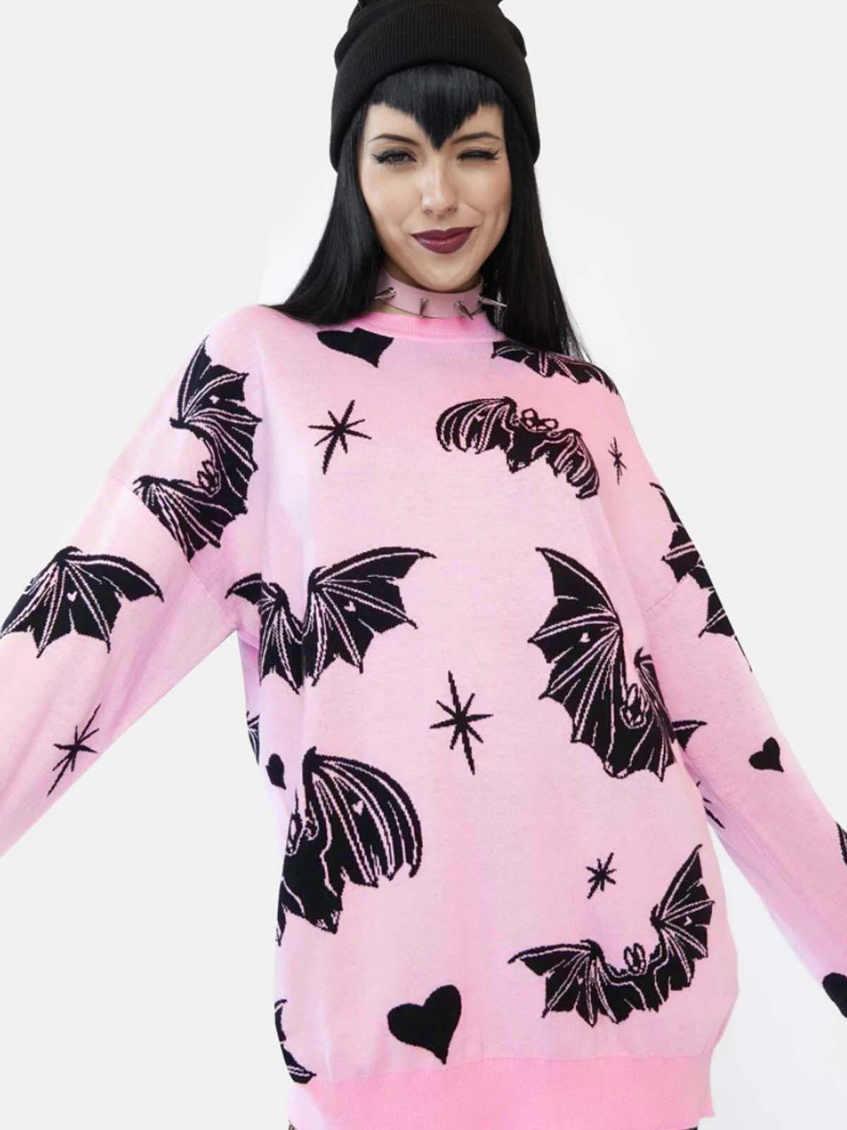 Dark Bat Knit Sweater